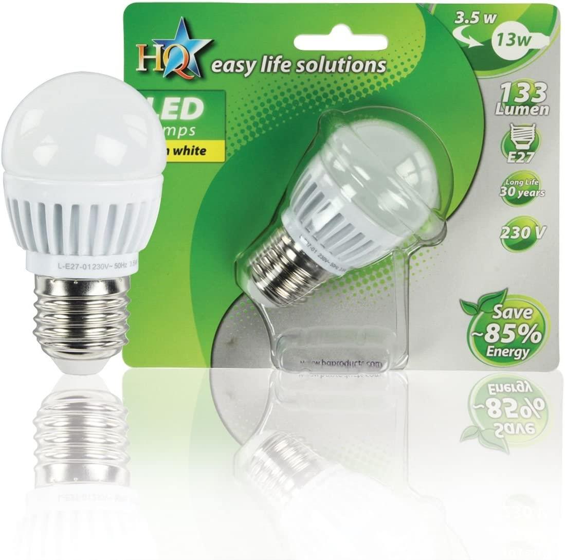 HQ LED Bulb E27 | Ball | 3.5 W | 2700 K | Warm White | Frosted | 1 pcs