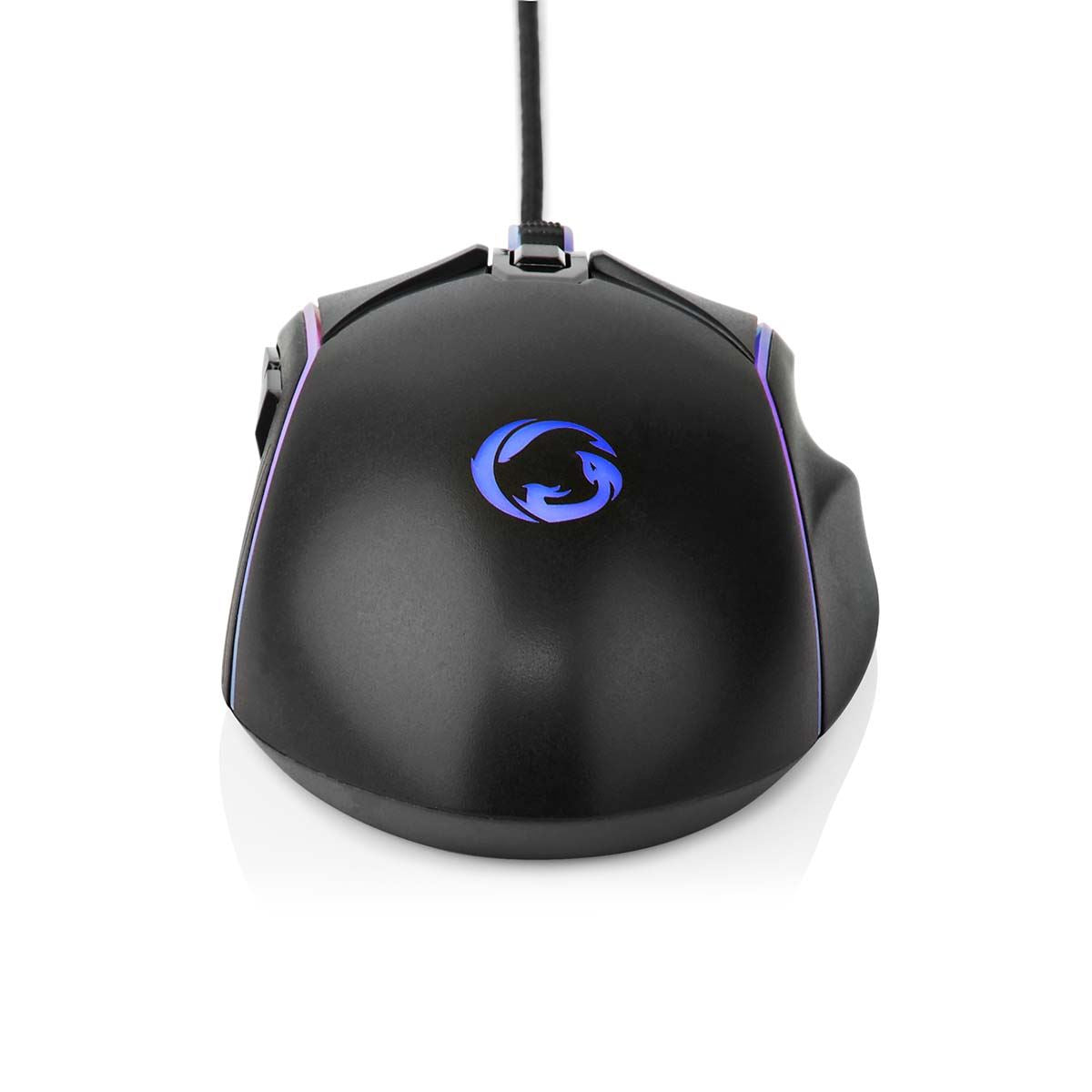 Nedis Gaming Mouse | Wired | 800 / 1200 / 2400 / 3200 / 4800 / 7200 dpi | Adjustable DPI | Number of buttons: 6 | Right-Handed | 1.50 m | LED