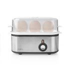 Nedis Compact Electric Egg Cooker Boiler, 210W with Loud Buzzer, for up to 3 Eggs
