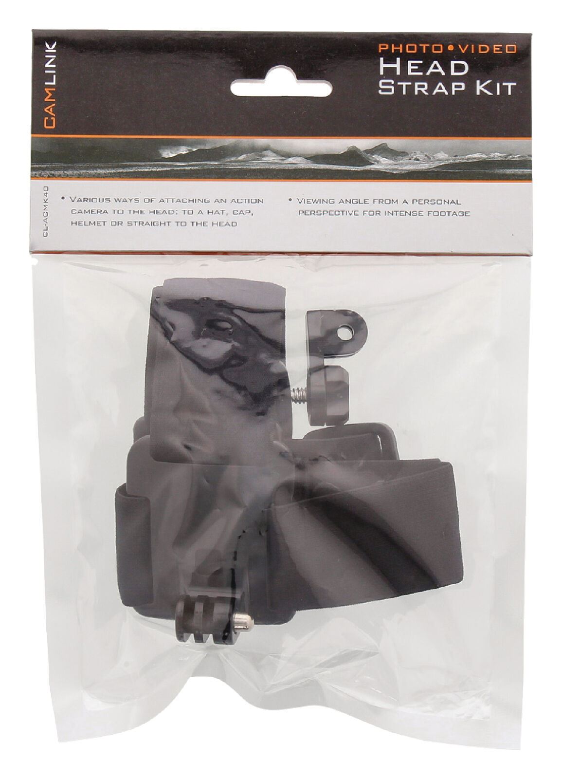 Nedis Action Cam Mount for Head Strap | Black