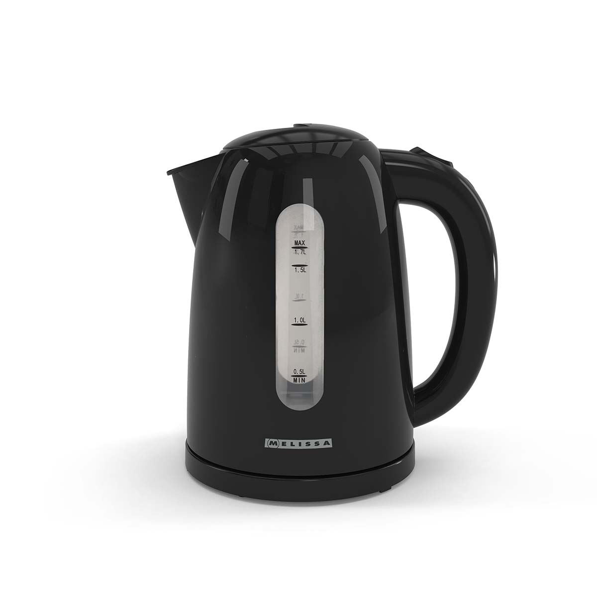MELISSA 1.7L Electric Kettle with Quick Boil Time, Boil-Dry Protection, 360° Cordless Base, 2025W - Black