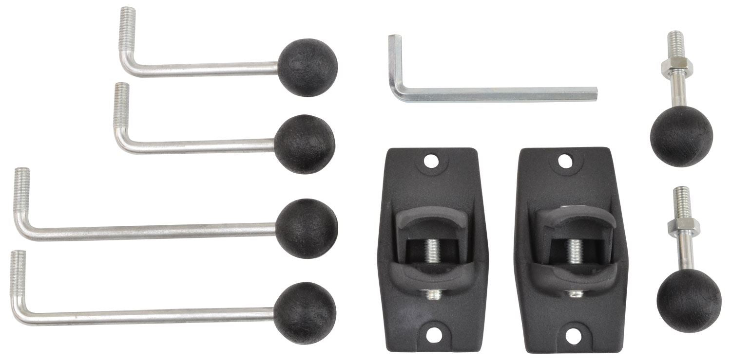 Adastra Pair Of Universal Hi Fi Surround Sound Speaker Brackets with 3 Swivel Arms Black