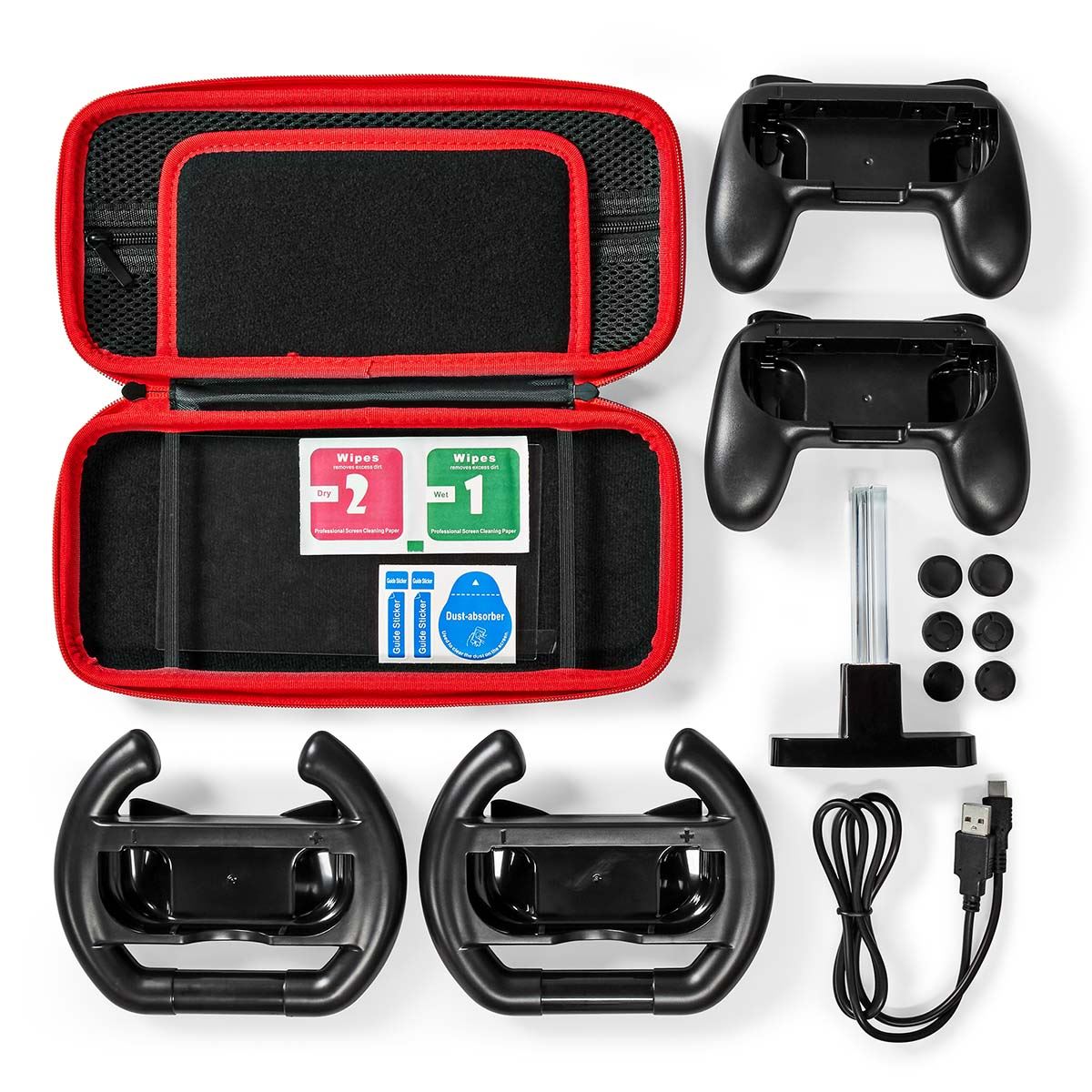 Nedis Gaming Starter Kit | Compatible with: Nintendo Switch (OLED) | 13-in-1