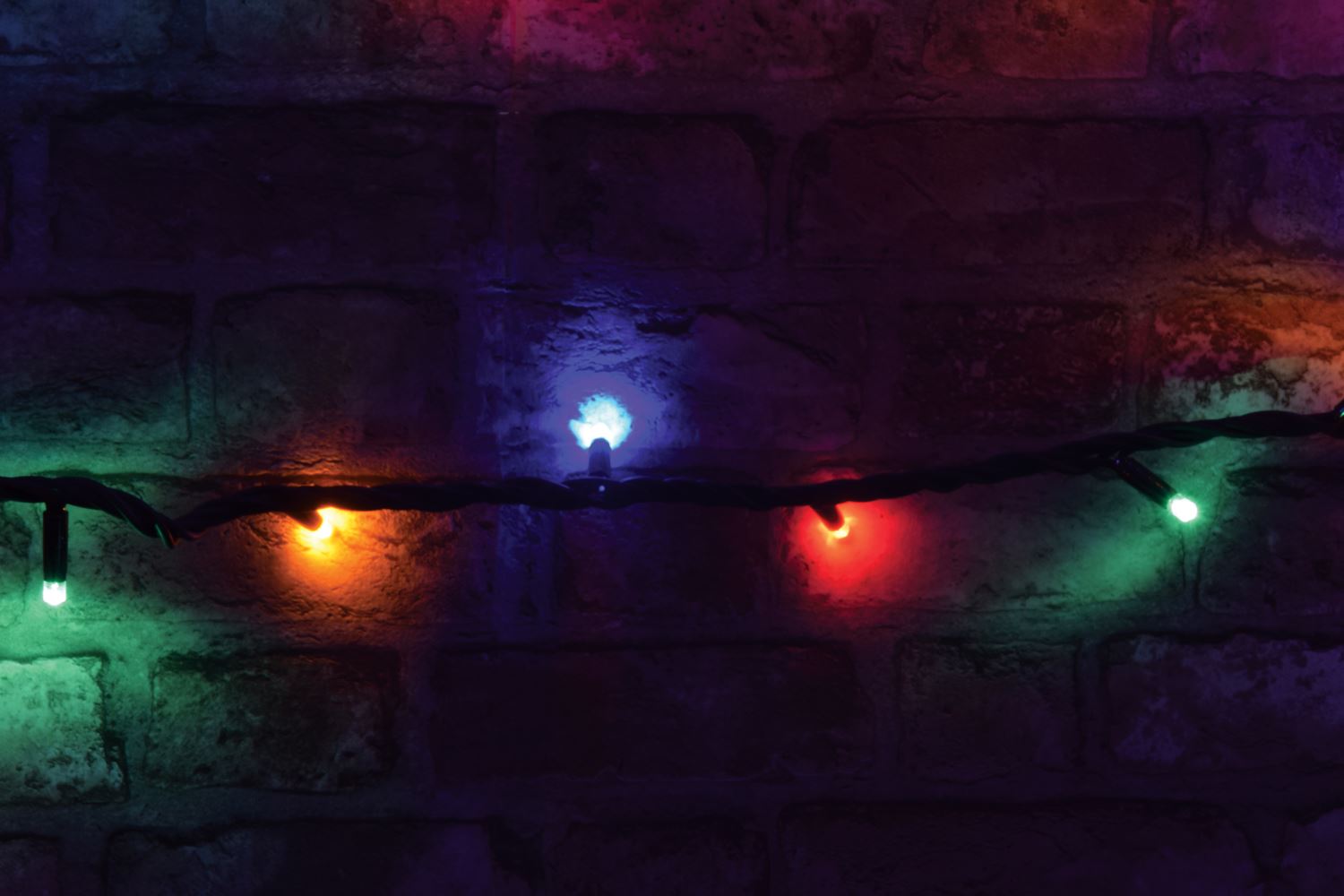 Lyyt 180 LED 18m Lyyt-Link Heavy Duty LED String Lights [Linkable] with controller - Multi Coloured