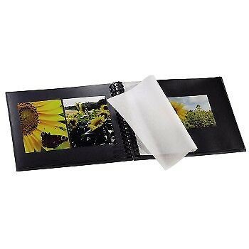 Hama Fine Art Spiralbound Photo Album, 28cm x 24cm 50, Black