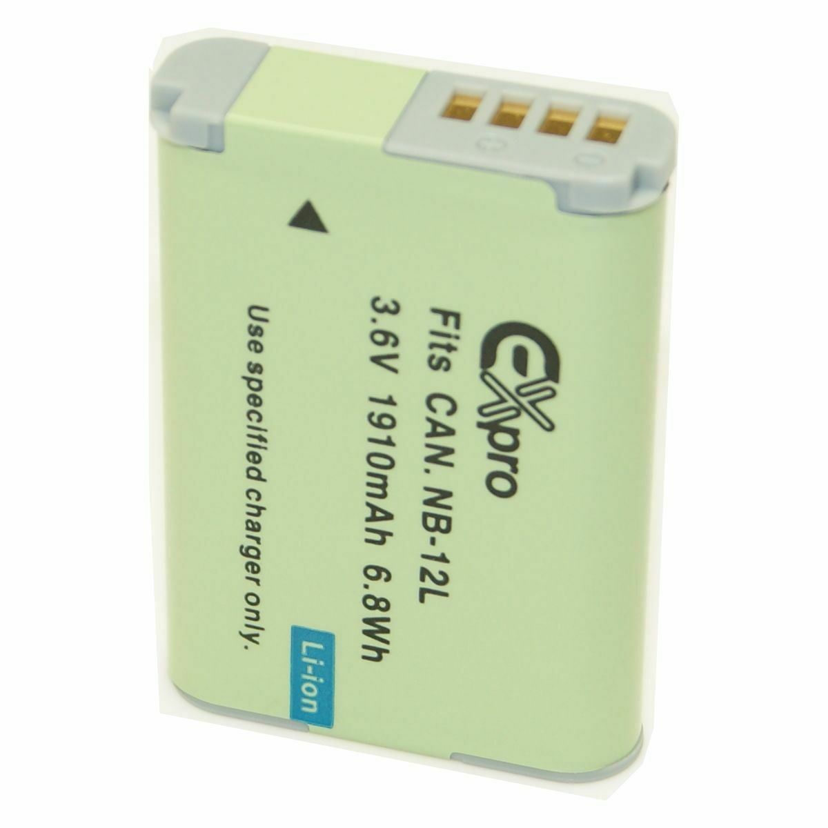 Ex-Pro Canon NB-12L NB12L Canon Li-on Digital Camera Battery