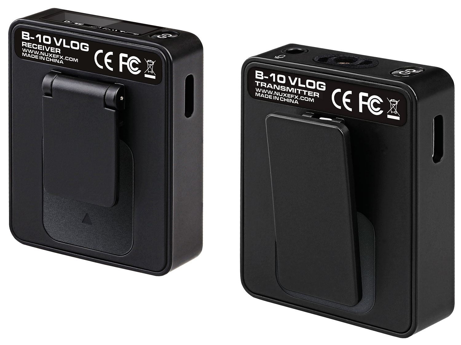 NUX B-10 Vlog 2.4GHz Wireless Microphone System for DSLR / Camcorders