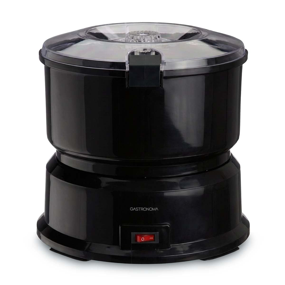 Gastronoma 85W Electric Potato Peeler Machine 1KG Potato Rumbler Electric with Container for Peeling Potatoes and Spin Drier Salad/Vegetables to Remove Excess Water