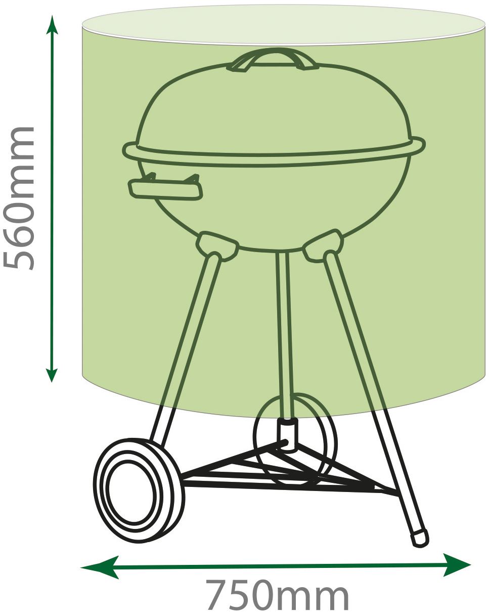 Water Resistant Medium Kettle BBQ Cover Barbecue Protector 56x75x75cm