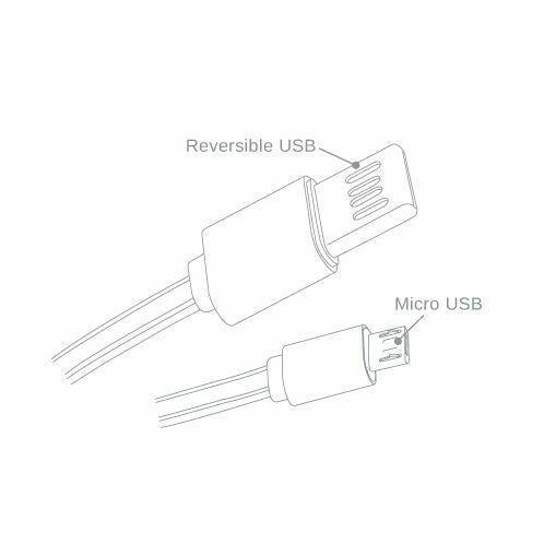 Cliptec USB Cable | USB 2.0 | USB-A Male | USB Micro-B Male | 480 Mbps | Nickel Plated | 1.00 m | Flat | PVC | Green