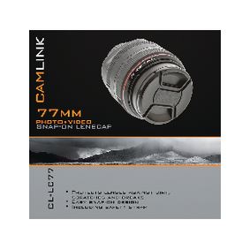 Camlink DSLR Snap-on Lens Cap | 77 mm