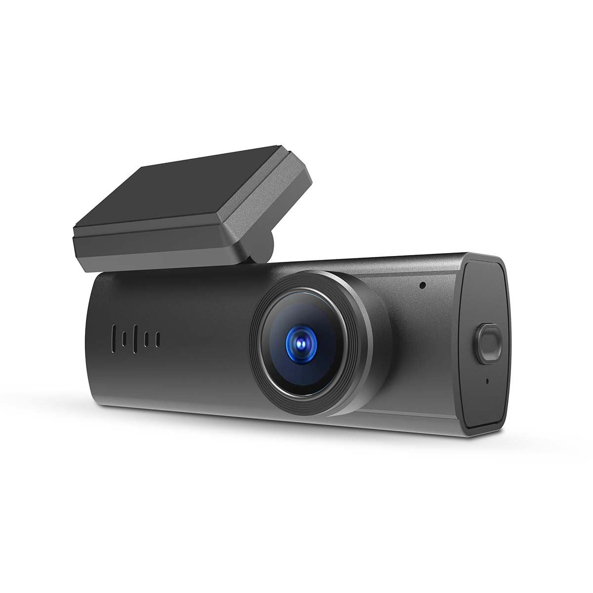 Nedis Dash Cam, Full HD 1080p @30fps, Wi-Fi, Loop Recording, 150 Degree Wide Angle, Photo Mode, Night View, Supports 128GB microSD, USB-C, Built-In Mic & Speaker - Black