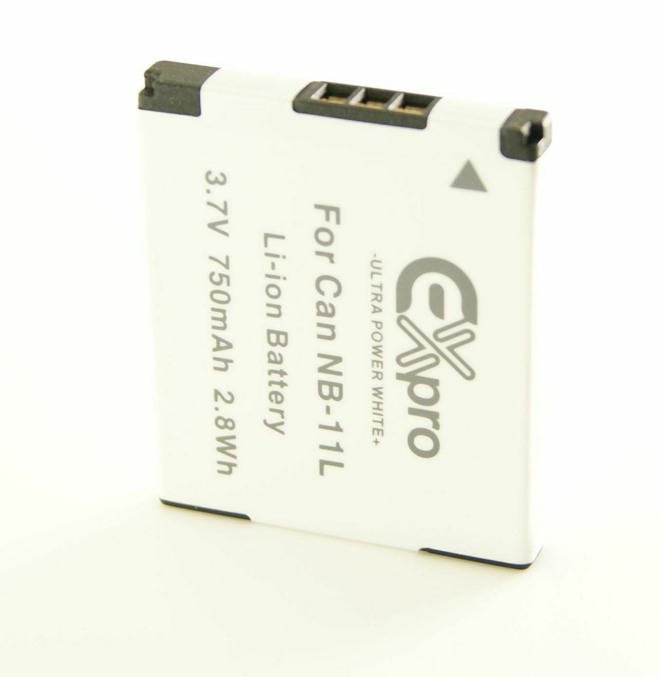 Ex-Pro Canon NB-11L, NB11L Canon White Series Li-on Digital Camera Battery