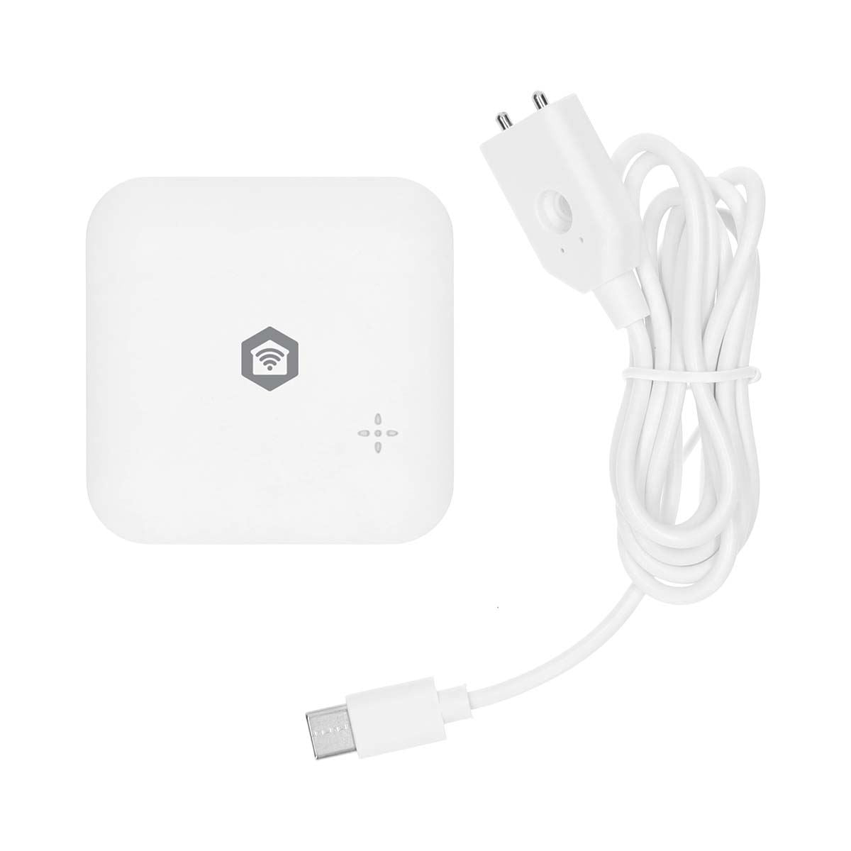 Nedis SmartLife Water Detector | Wi-Fi | Battery Powered | Extension included | Max. battery life: 24 Months | 80 dB | White