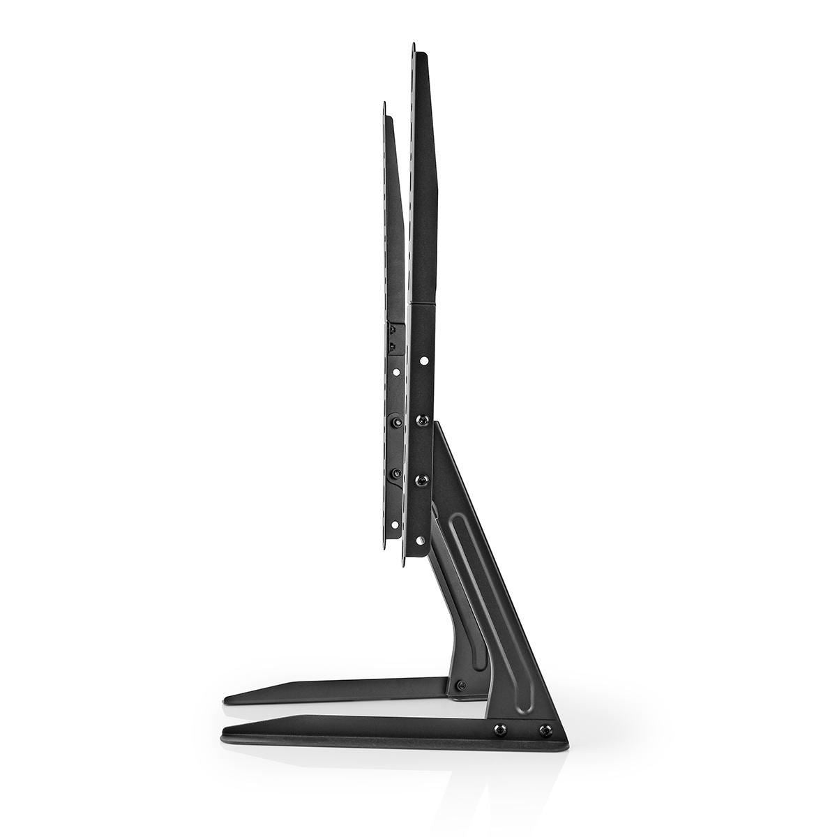 Nedis Fixed TV Desk Stand | 13 - 70 " | Maximum supported screen weight: 50 kg | Adjustable pre-fixed heights | Steel | Black