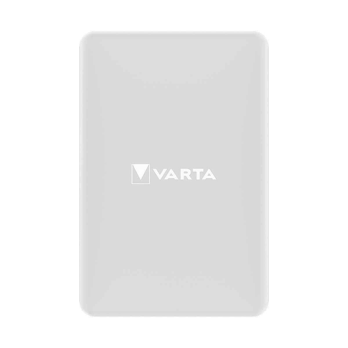Varta Mag Pro Wireless Power Bank White Edition | 5000 mAh | Output connection: Wireless Mag Pro / 1 x USB-C™