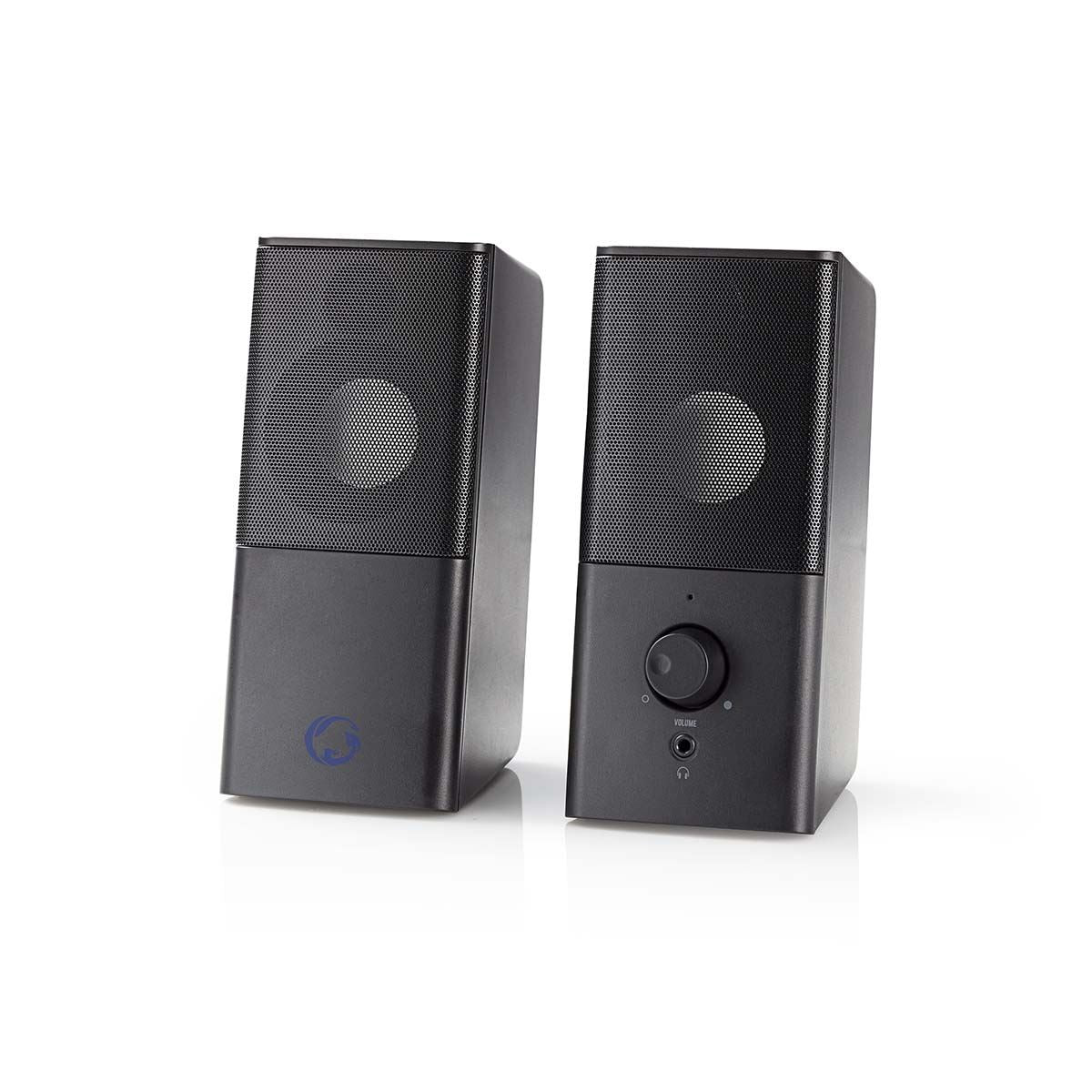 Nedis Gaming Speaker | Speaker channels: 2.0 | USB Powered | 3.5 mm Male | 18 W | Without Lighting | Volume control | Connection output: 1x 3.5 mm Audio Out