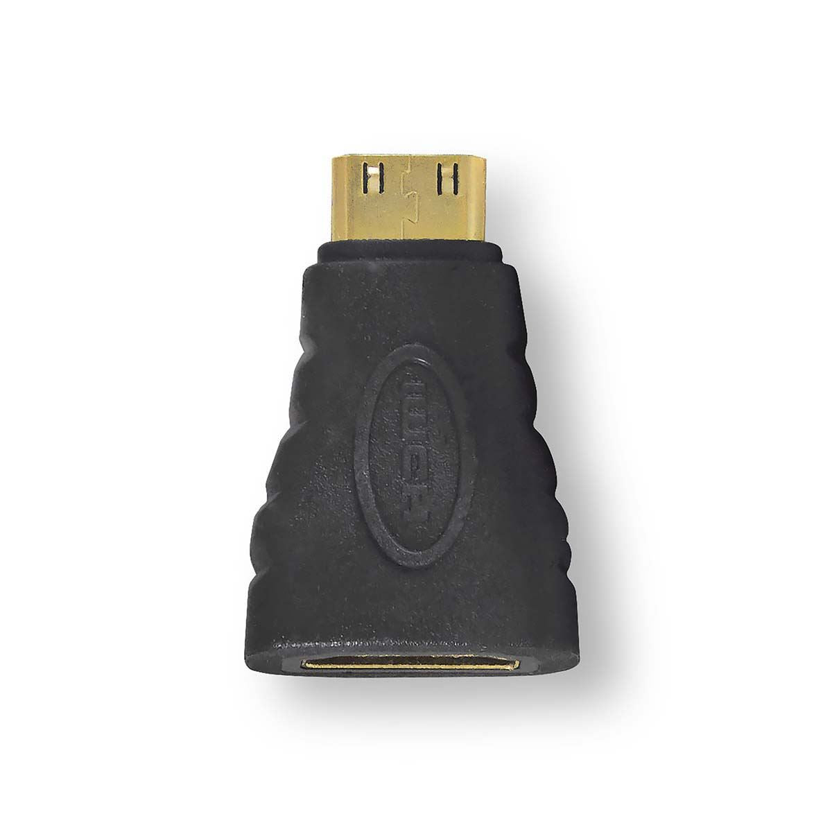 Nedis HDMI™ Adapter | HDMI™ Mini Connector to HDMI™ Female | Gold Plated | Straight | ABS | Anthracite