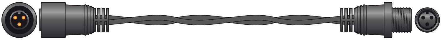 Lyyt Heavy Duty Lyyt-Link Outdoor String Light Rubber Extension Cable 5m (3 Pin)