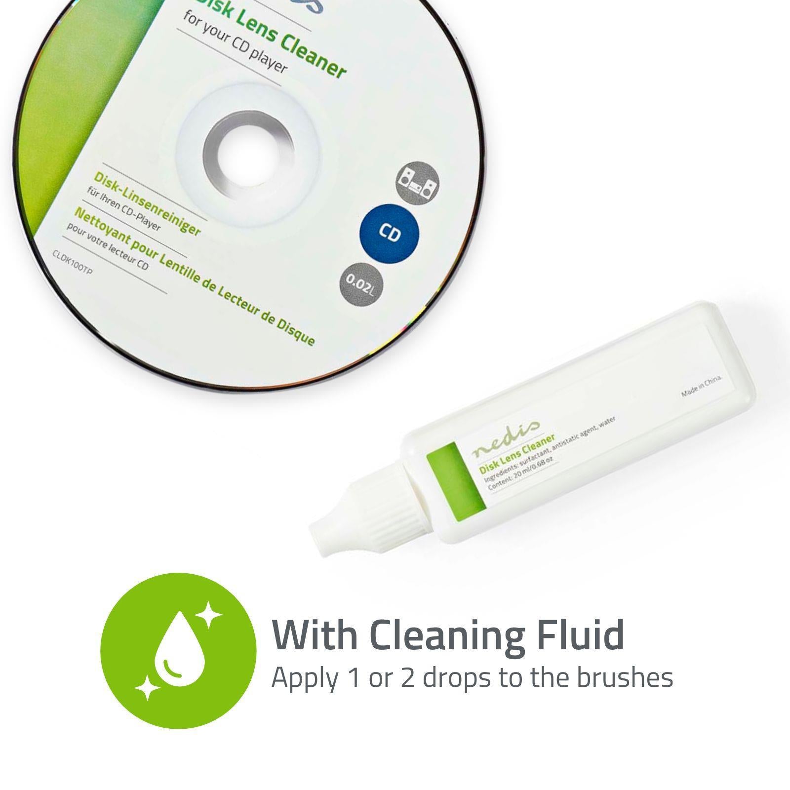 Nedis Disc Lens Cleaner | CD | 20 ml