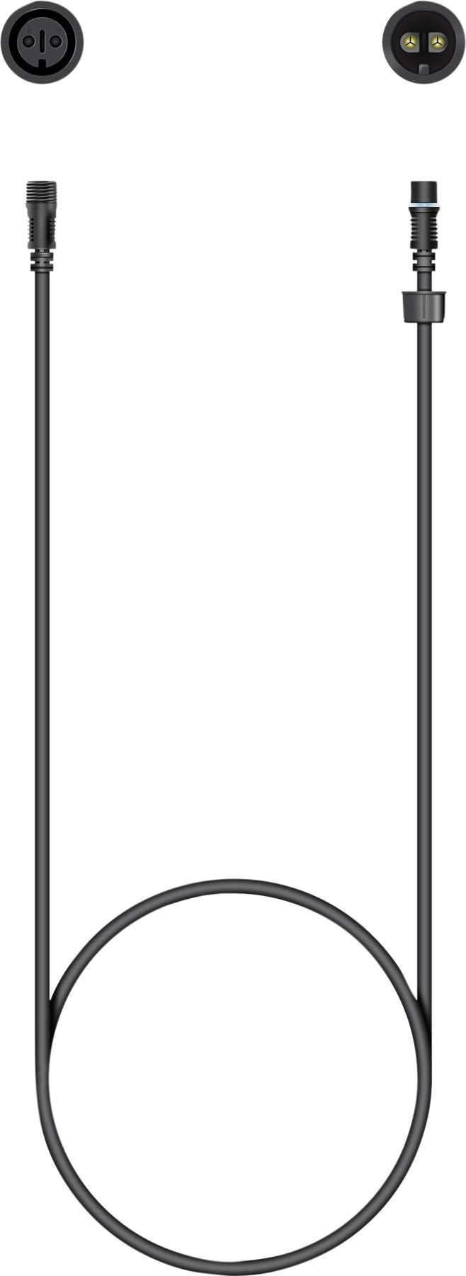 Easy-Connect 10m Flexible Rubber  Extension Male/Female Leads - Black