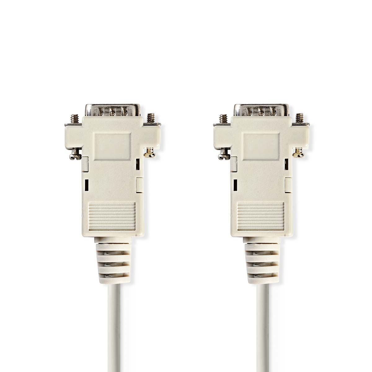 Nedis VGA Cable | VGA Male | VGA Male | Nickel Plated | Maximum resolution: 1024x768 | 2.00 m | Round | ABS | Ivory | Envelope