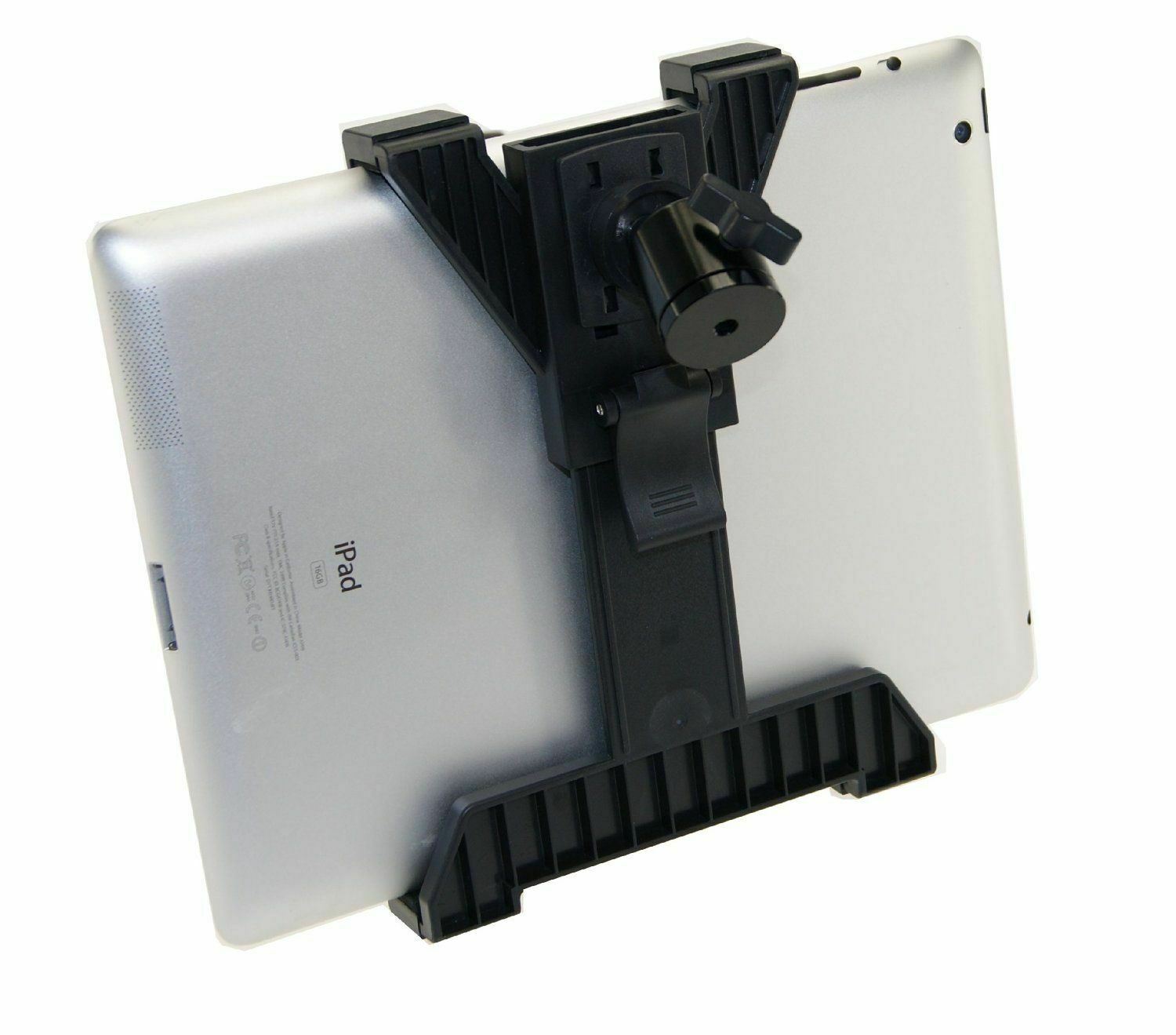 Ex-Pro Adjustable Anglepoise Desktop Tablet Stand Mount, Easy-lock, 360 swivel, Sturdy Aluminum arm, adjustable tension for iPad /Tablets