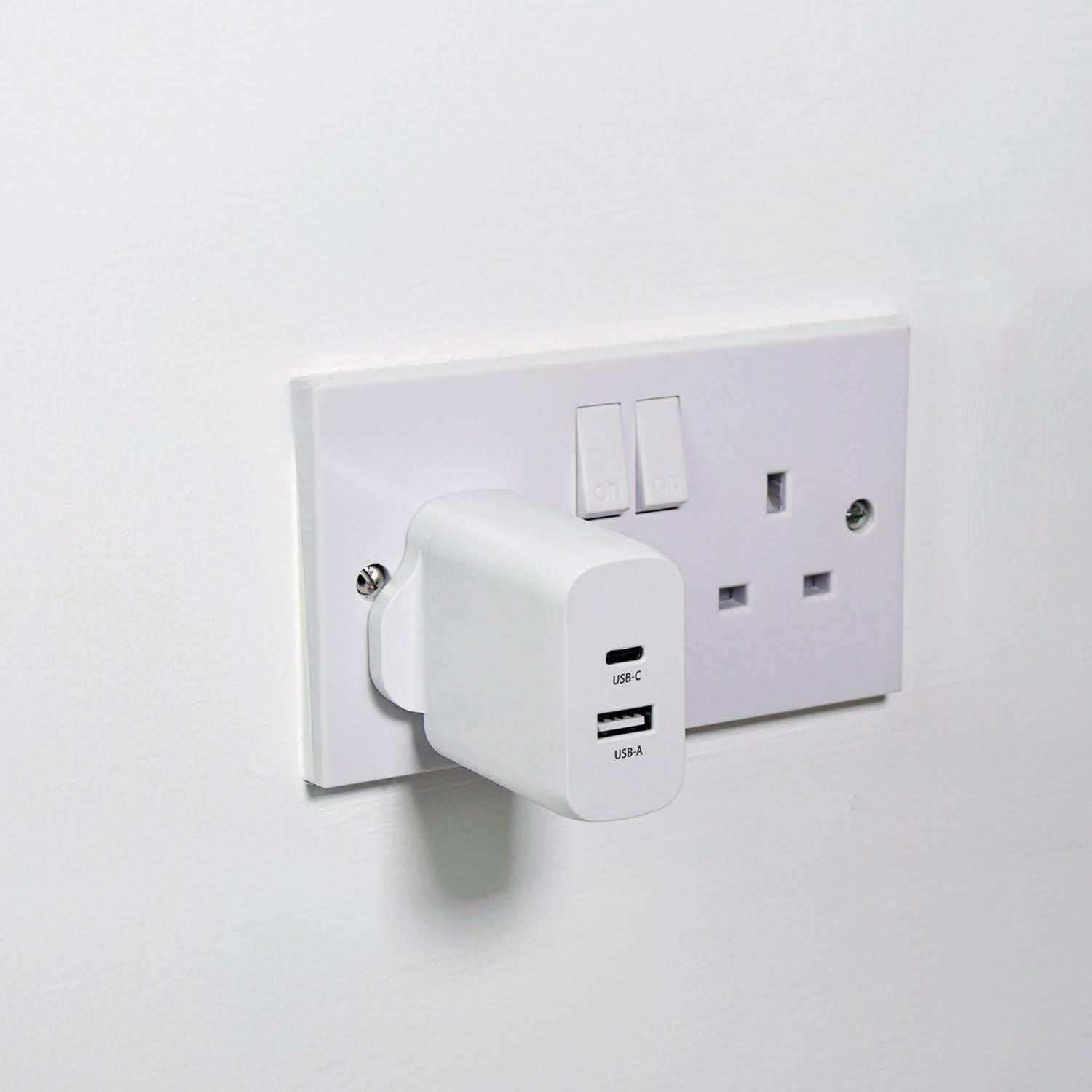 Mercury Ultra-Compact 45W GaN USB Charger with Super Fast Dual-Port Charging and PPS Technology for Laptops, Phones, Tablets, and More | USB-A and USB-C