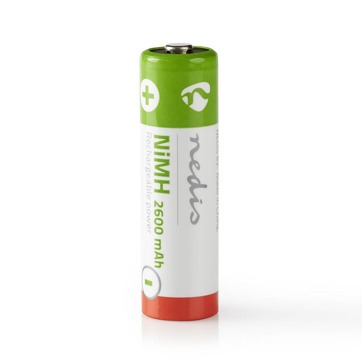Nedis AA Rechargeable NiMH Battery | 1.2 V DC | 2600 mAh | 4-Pack