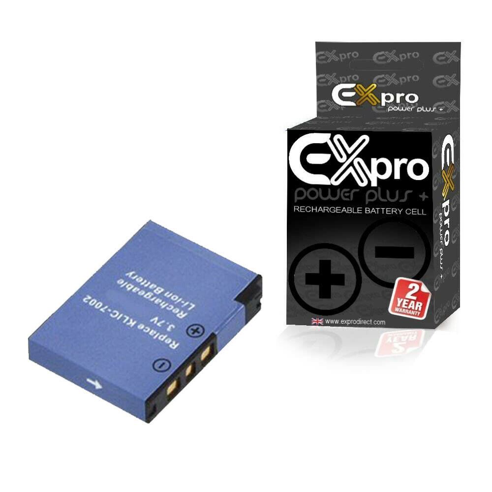 Ex-Pro KLIC-7002, KLIC7002 Kodak Li-on Digital Camera Battery
