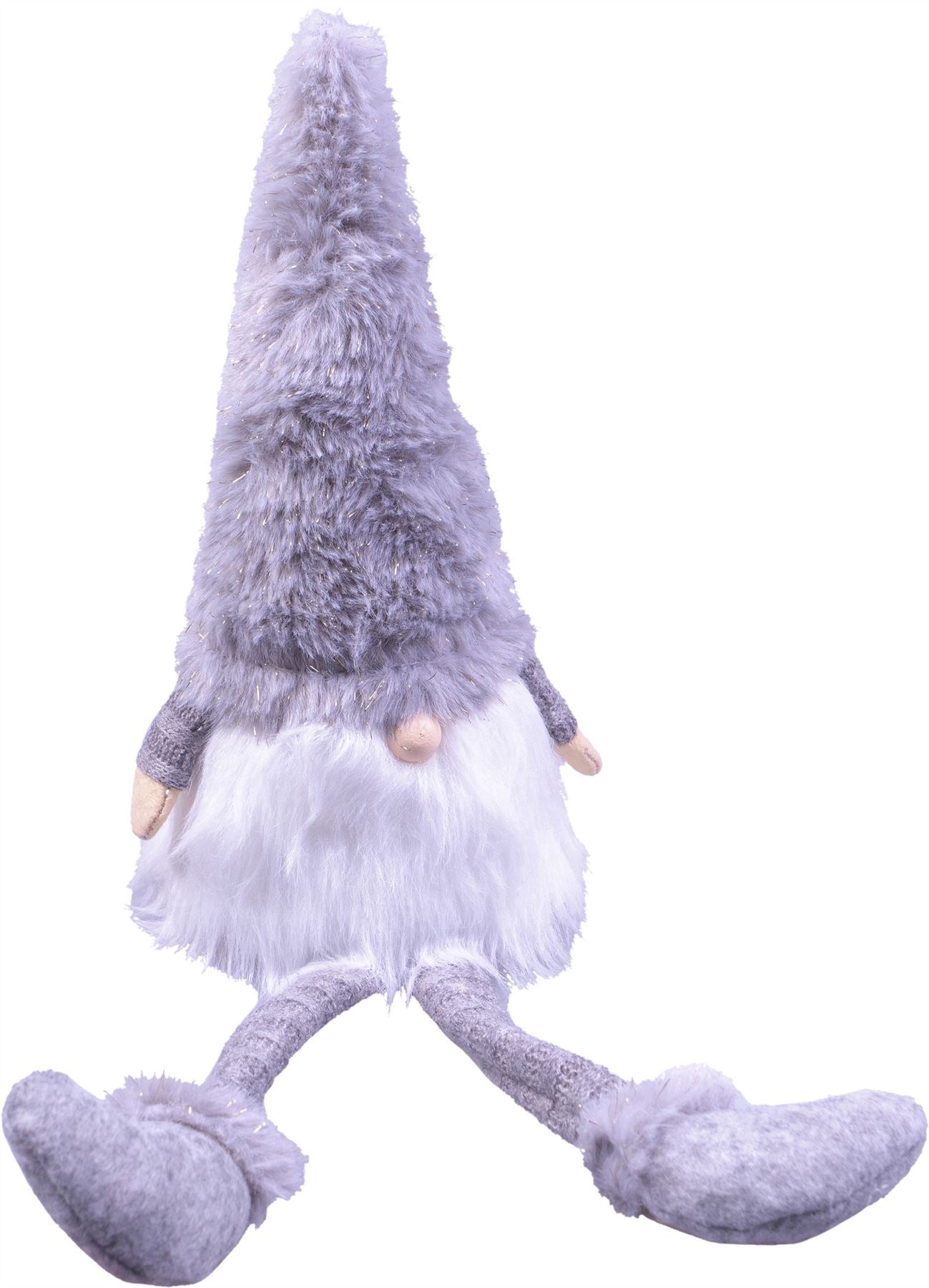 Christmas Long Legged Gonk Nordic Style Gnome Xmas Decoration - Henderick (Grey)