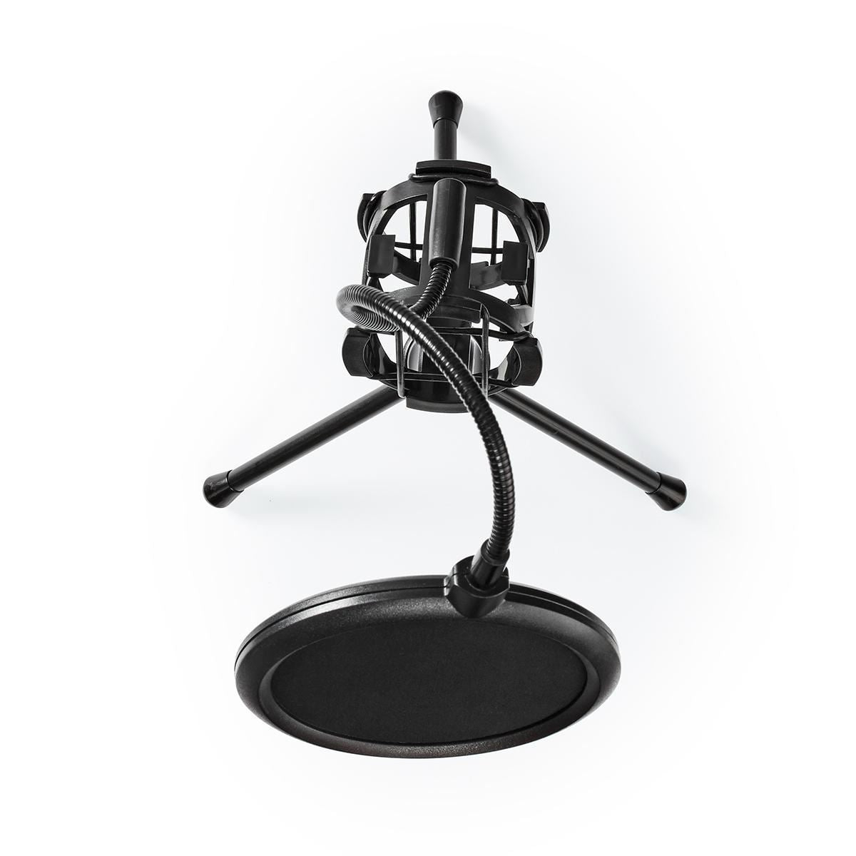 Nedis Microphone Stand | V-Shape | Holder diameter: Under 44 mm | ABS / Metal | Black