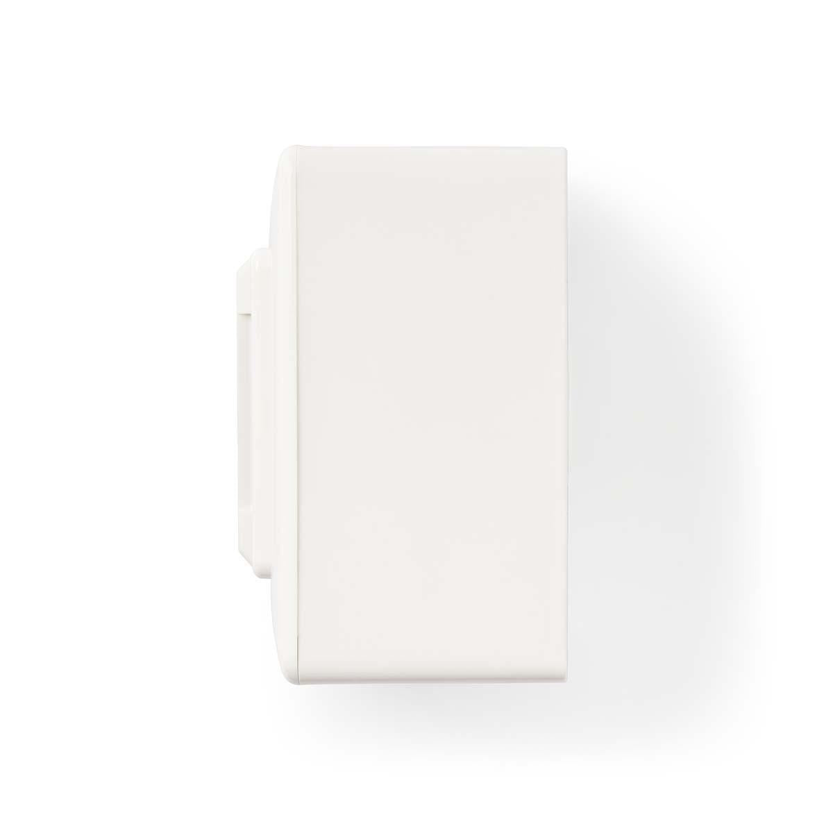 Nedis Network Wall Box | In-Wall | 2 port(s) | CAT5e | Straight | Female | Gold Plated | PVC | White | Envelope