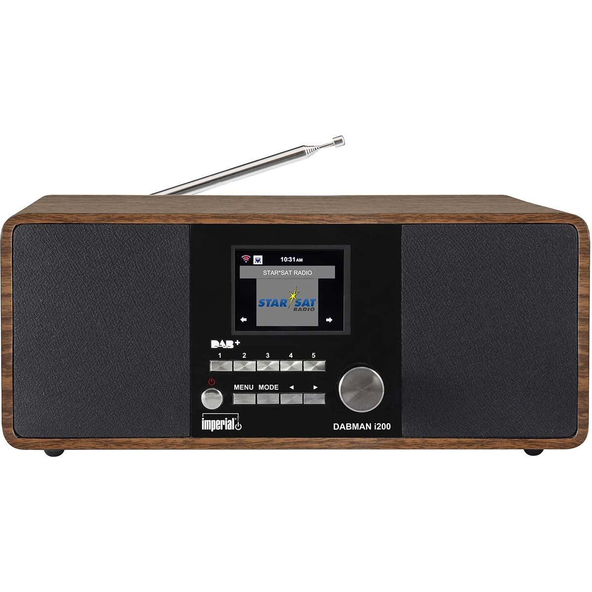 Imperial DABMAN i200 Multifunctional Stereo Radio DAB+ / FM / Internet Wood Look