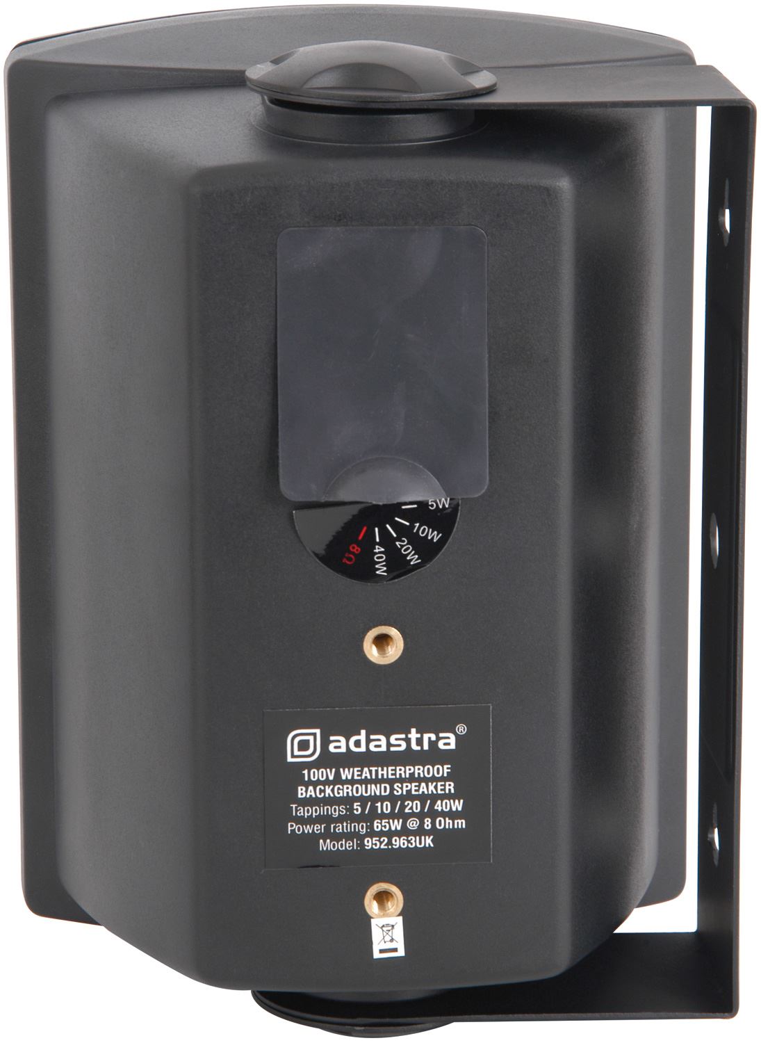 Adastra FS Series FSV-B  High Performance Indoor / Outdoor Foreground Speakers - Black