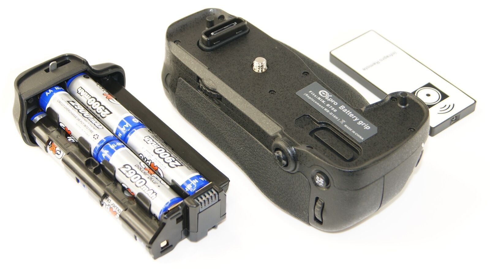 Ex-Pro Power Battery Grip Nikon MB-D16 EN-EL15 Battery Power Battery Grip Pack for Nikon D750 DSLR Camera, with Infrared Remote Shutter Release