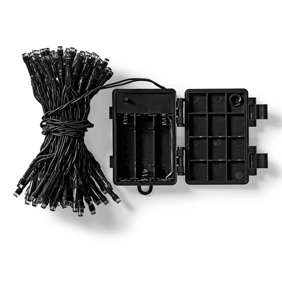 Nedis Christmas Lights | String | 96 LED's | Warm White | 7.20 m | Light effects: 7 | Indoor & Outdoor | Battery Powered