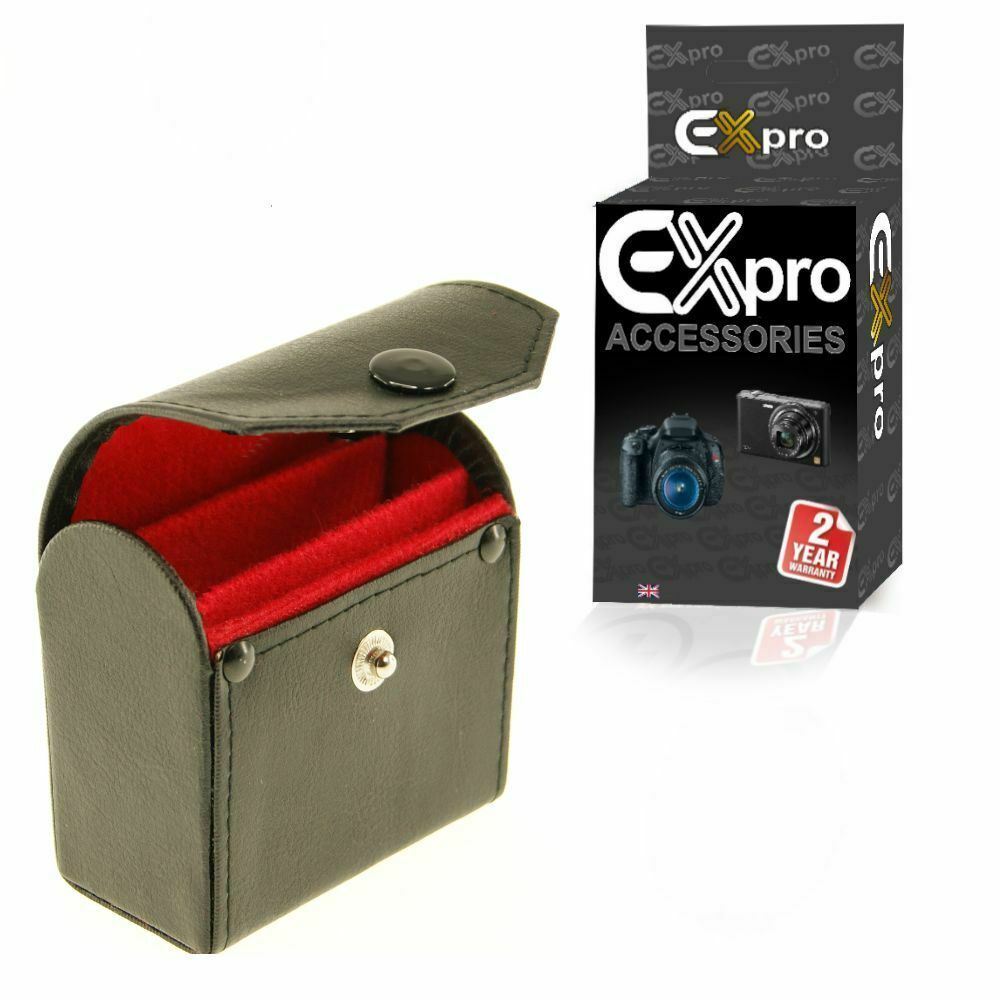 Ex-Pro Filter Lens Case Leather for 3 Filters. 49mm - to - 58mm