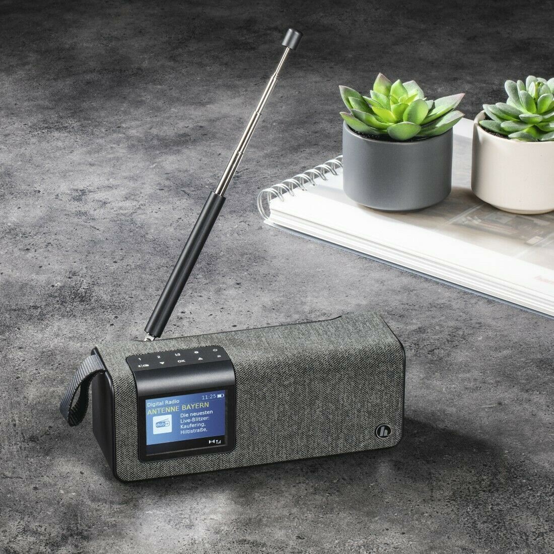 Hama "DR200BT" DAB DAB+ FM Bluetooth® Portable Digital Radio - Battery Operation