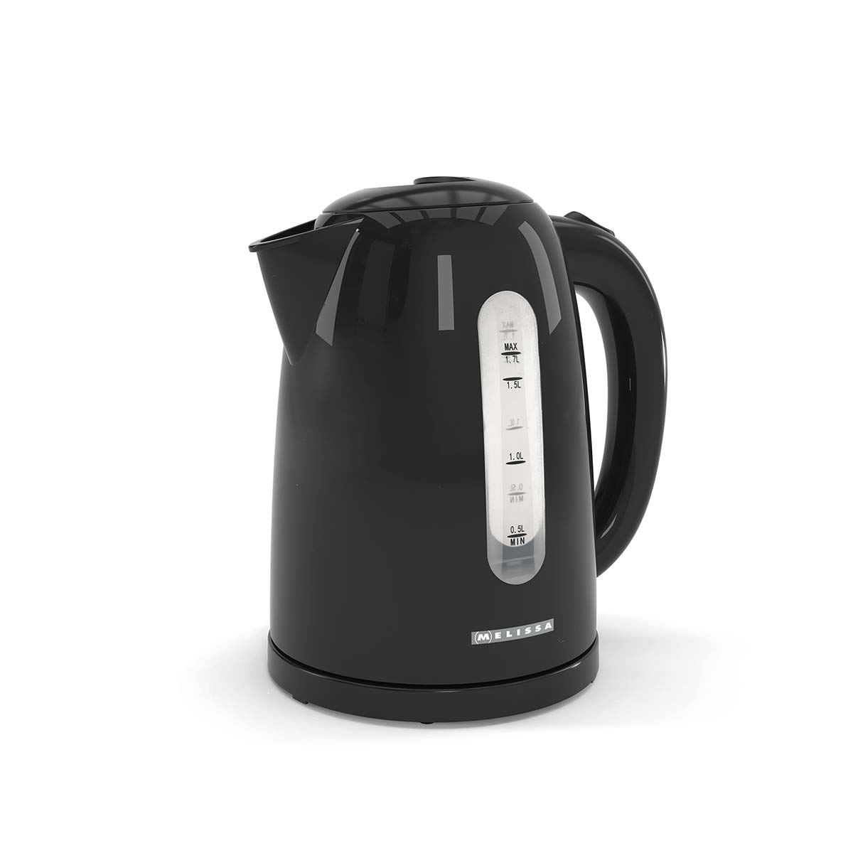 MELISSA 1.7L Electric Kettle with Quick Boil Time, Boil-Dry Protection, 360° Cordless Base, 2025W - Black