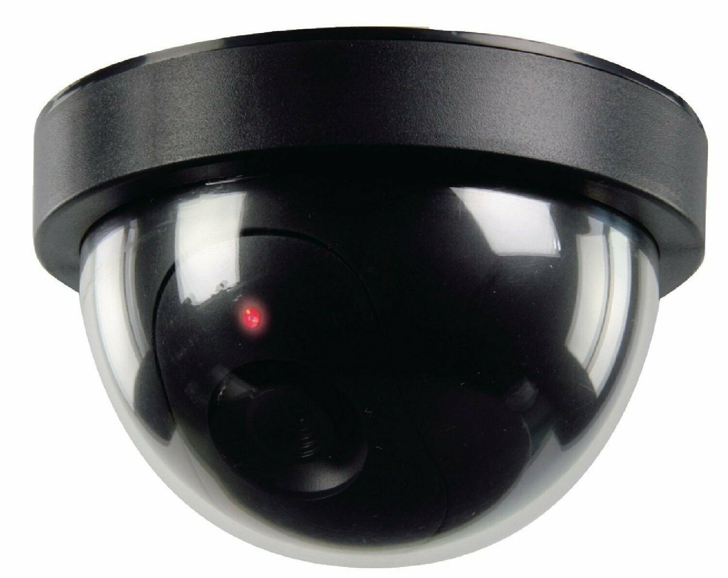 König Dummy LED Dome CCTV Security Camera Deterrent with Red Flashing Light