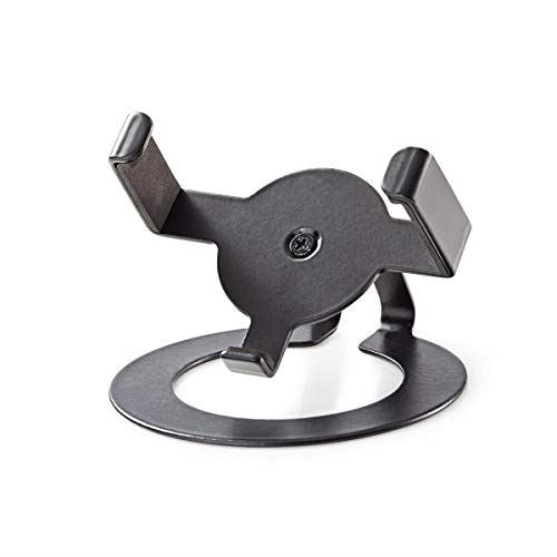 Nedis Speaker Mount | Compatible with: Amazon Echo Dot | Desk | 1 kg | Fixed | Steel | Black
