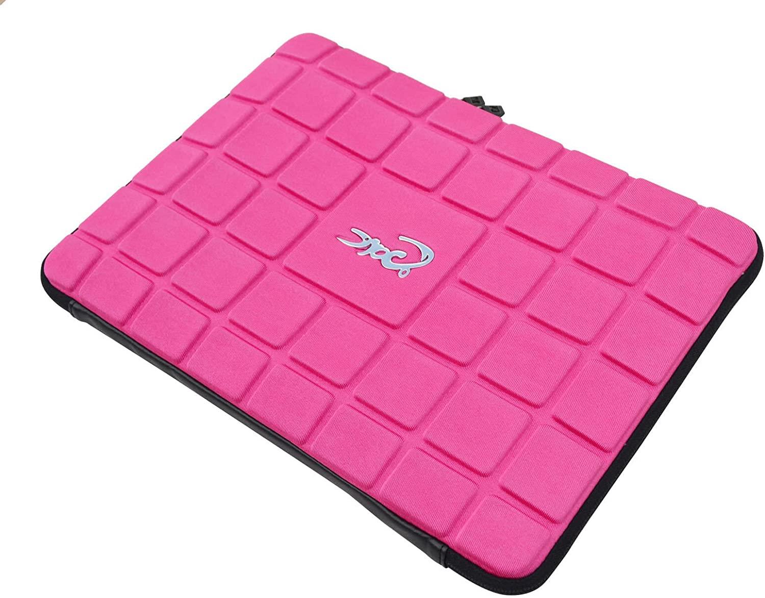Croco 15" Inch Apple Macbook / Laptop Super Chocolate Carry Case Sleeve - Plum Pink