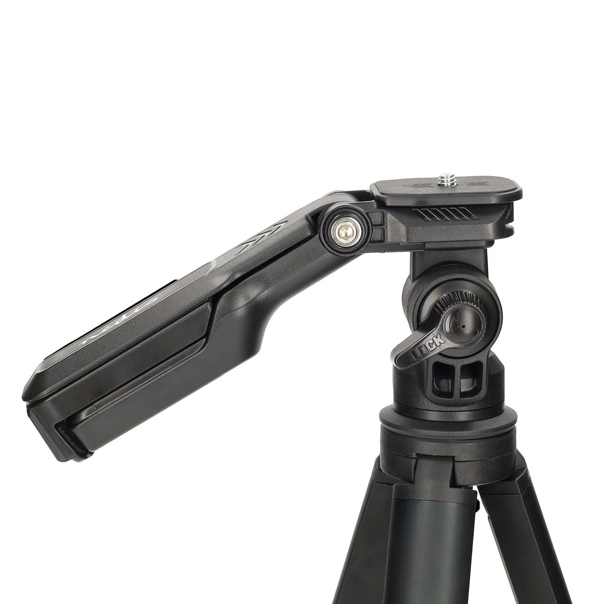 Nedis Tripod | Maximum load capacity: 3 kg | Minimum working height: 41.5 cm | Maximum working height: 160 cm | 5 Segments | Pan & Tilt | Travel bag included | ABS / Aluminium | Black
