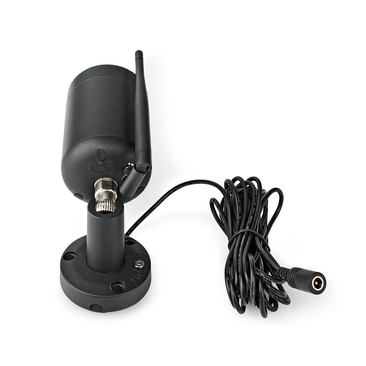 Nedis SmartLife Outdoor Camera, Full HD 1080p CCTV Home Security Cam, IP65 Waterproof, with Night Vision, 2 Way Audio and PIR Motion and Sound Sensor - Black