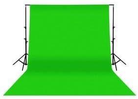 Ex-Pro Photographic Background 3m x 3m - High Quality Cotton - Chroma Key Green