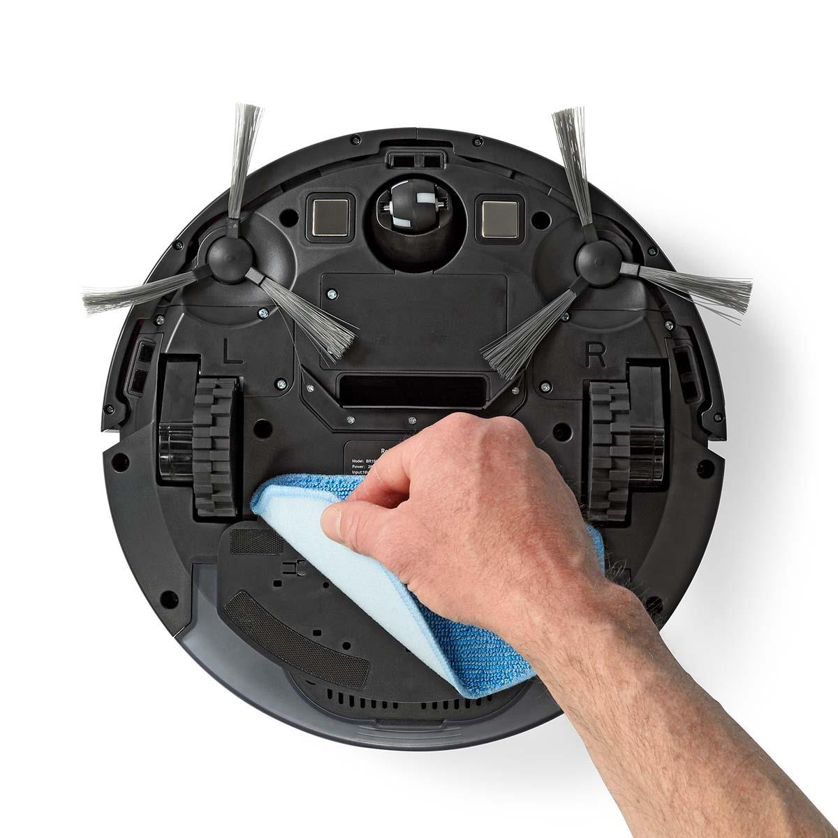 Nedis SmartLife Robot Vacuum Cleaner | Random | Wi-Fi | Capacity collection reservoir: 0.2 l | Automatic charging | Maximum operating time: 1.8 hrs | Black | Android™ / IOS