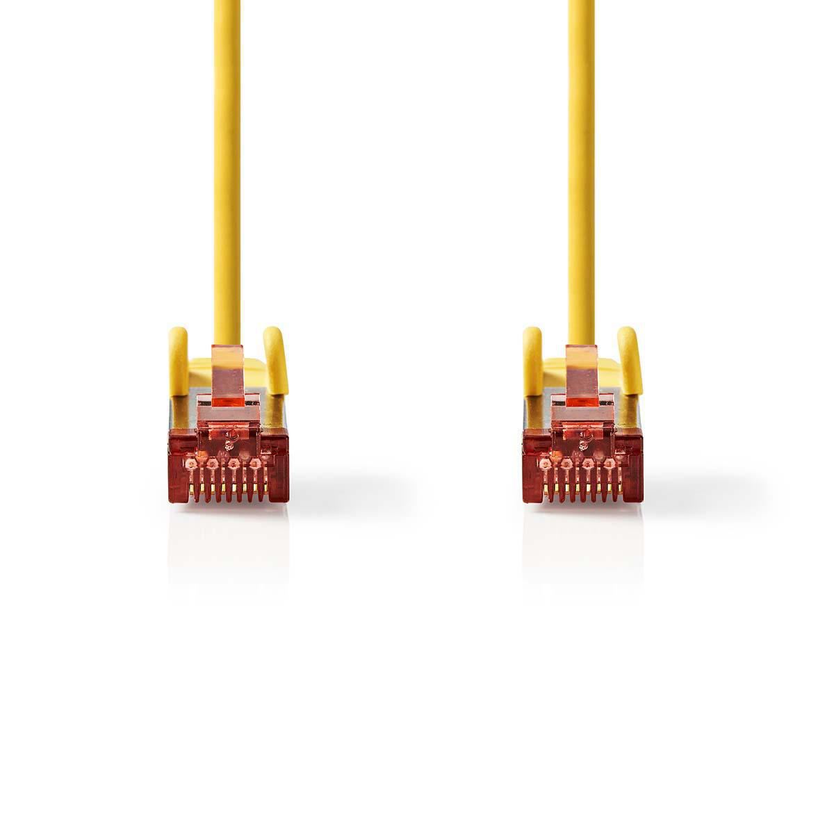 Nedis CAT6 Network Cable | RJ45 Male | RJ45 Male | S/FTP | 2.00 m | Round | LSZH | Yellow | Envelope