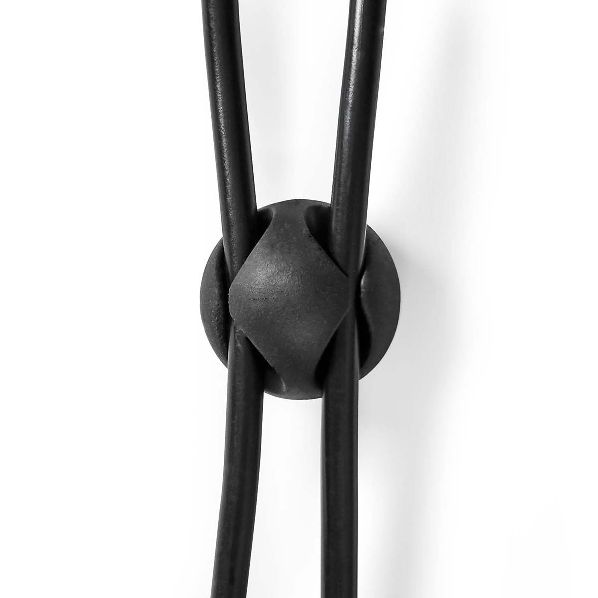 Nedis Cable Management | Cable Clip | Click and Go | 6 pcs | Number of slots: 2 Slots | Maximum cable thickness: 5.3 mm | TPE | Black