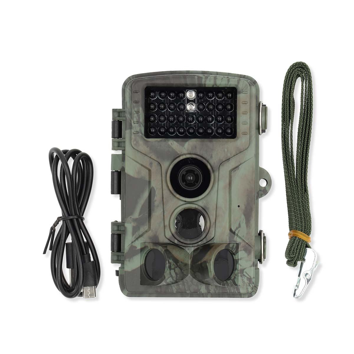 Nedis Ultra HD 4K Trail Camera, 50MP, 0.2s Trigger, Night Vision, Motion Detection, Time-Lapse, IP65, Battery Powered, Unleash the Power of Advanced Surveillance & Wildlife Photography